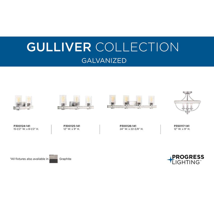 Gulliver Bath Light-Bathroom Fixtures-Progress Lighting-Lighting Design Store