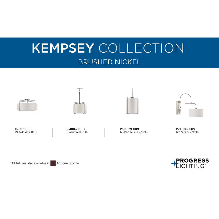 Kempsey Swing Arm Wall Bracket-Lamps-Progress Lighting-Lighting Design Store