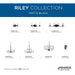 Riley Chandelier-Mid. Chandeliers-Progress Lighting-Lighting Design Store