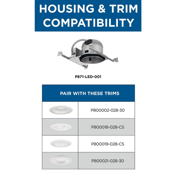One Light Recessed Housing-Recessed-Progress Lighting-Lighting Design Store