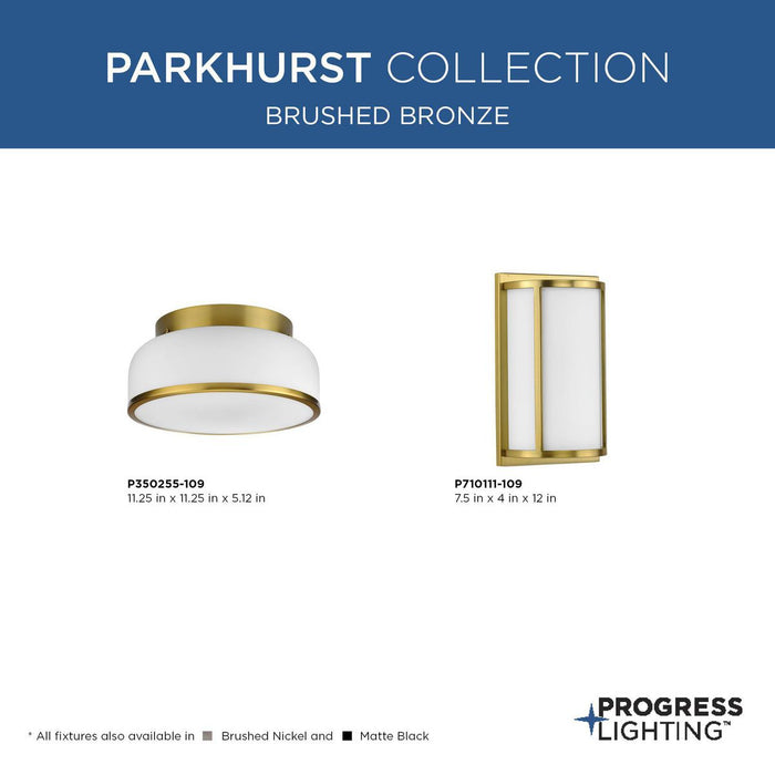 Parkhurst Flush Mount-Flush Mounts-Progress Lighting-Lighting Design Store