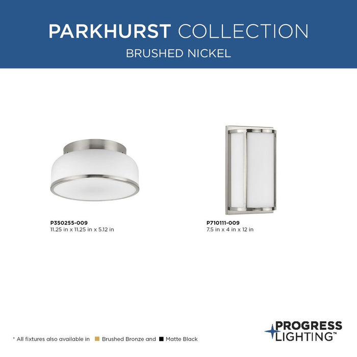 Parkhurst Flush Mount-Flush Mounts-Progress Lighting-Lighting Design Store