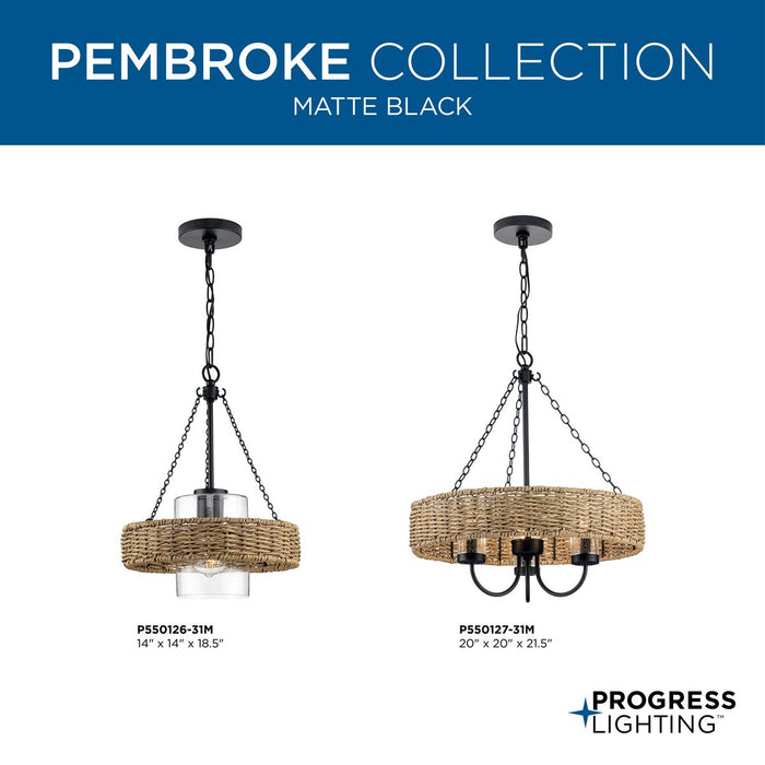 Pembroke Outdoor Chandelier-Exterior-Progress Lighting-Lighting Design Store