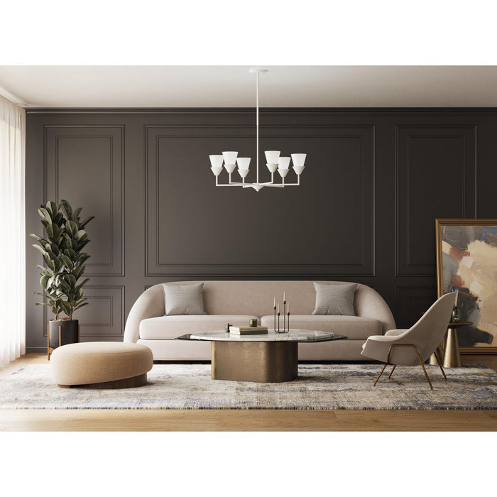 Pinellas Six Light Chandelier-Mid. Chandeliers-Progress Lighting-Lighting Design Store