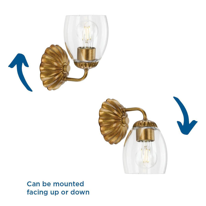 Quillan One Light Bath & Vanity Light-Sconces-Progress Lighting-Lighting Design Store