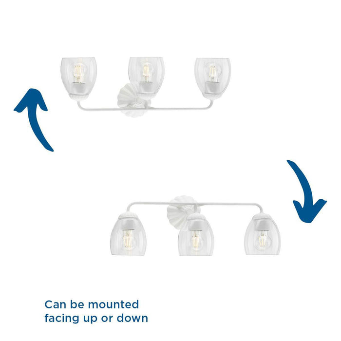 Quillan Three Light Bath & Vanity-Bathroom Fixtures-Progress Lighting-Lighting Design Store