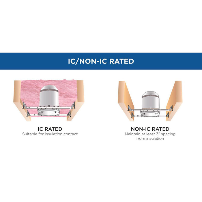 5``Remodel Shallow IC/Non IC Air Tight Housing-Recessed-Progress Lighting-Lighting Design Store
