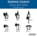 Roman Coach Flush Mount-Exterior-Progress Lighting-Lighting Design Store
