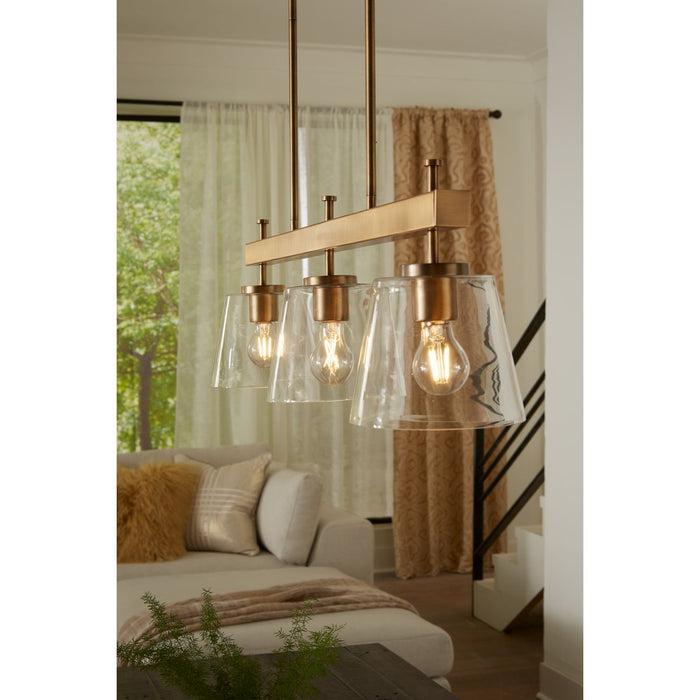 Saffert Linear Island Chandelier-Linear/Island-Progress Lighting-Lighting Design Store