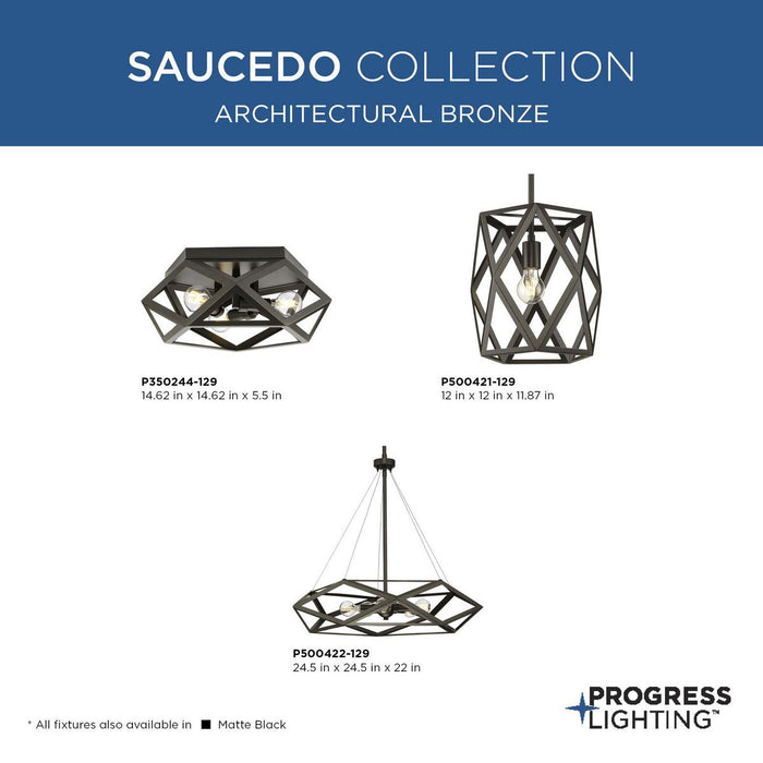 Saucedo Pendant-Mid. Chandeliers-Progress Lighting-Lighting Design Store