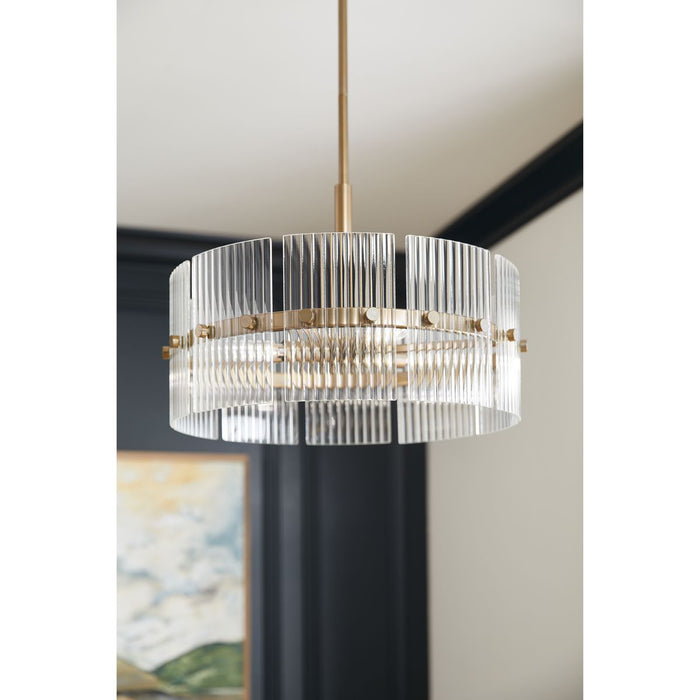 Seville Six Light Chandelier-Mid. Chandeliers-Progress Lighting-Lighting Design Store