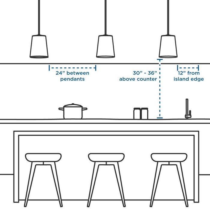 Tre Pendant-Pendants-Progress Lighting-Lighting Design Store