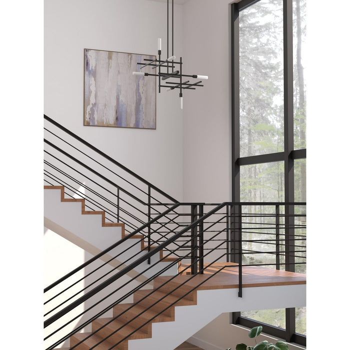 Quadrant LED Chandelier-Mid. Chandeliers-Progress Lighting-Lighting Design Store