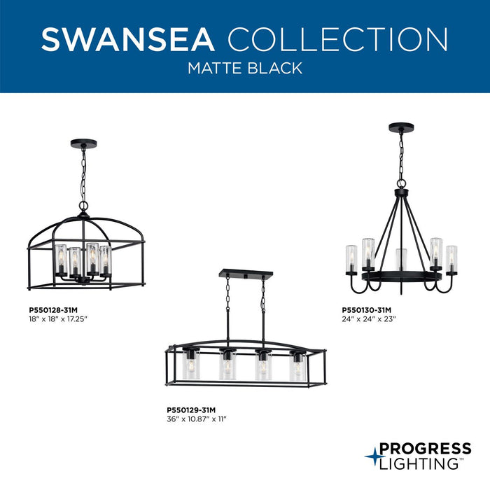 Swansea Outdoor Chandelier-Exterior-Progress Lighting-Lighting Design Store