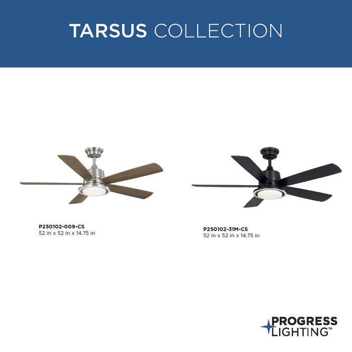 Tarsus 52" Ceiling Fan-Fans-Progress Lighting-Lighting Design Store