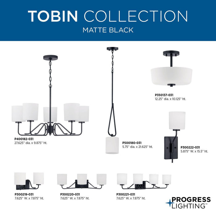 Tobin Semi-Flush Convertible-Pendants-Progress Lighting-Lighting Design Store