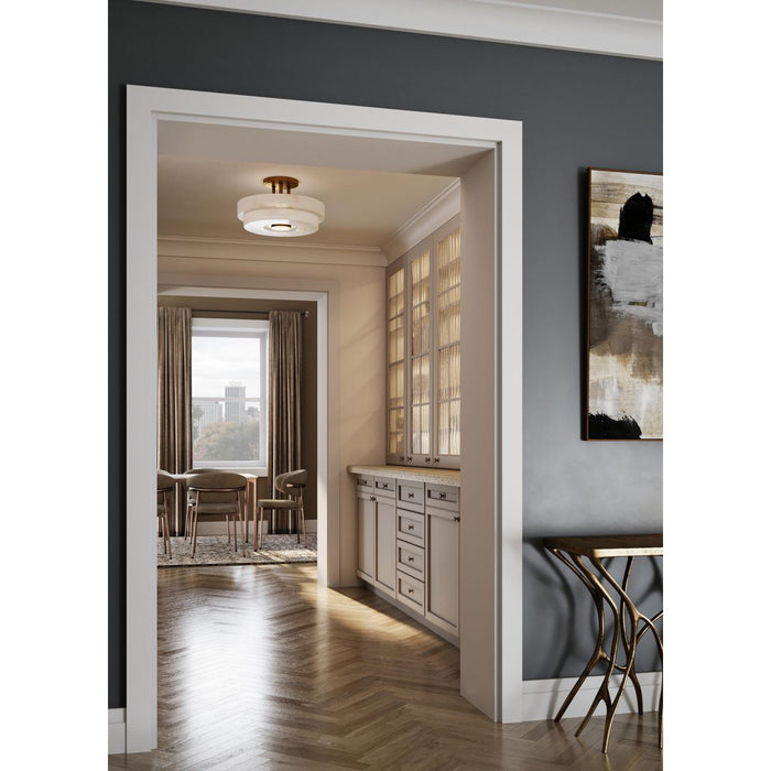 Tosca Three Light Semi-Flush Mount-Semi-Flush Mts.-Progress Lighting-Lighting Design Store