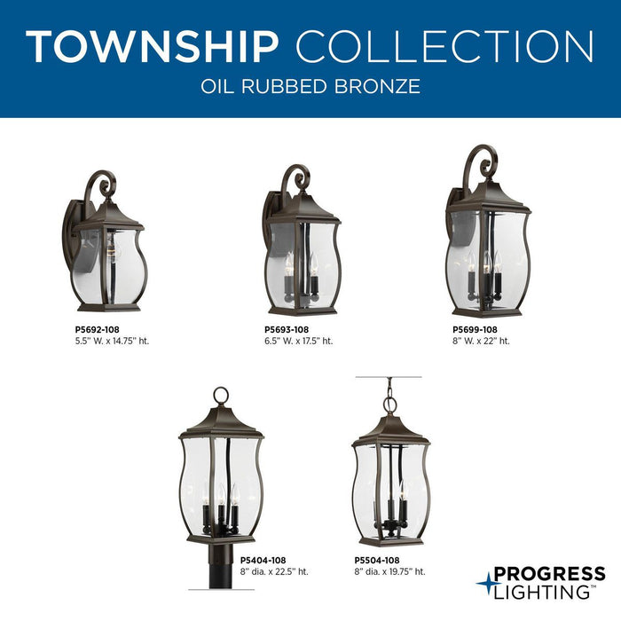 Township Wall Lantern-Exterior-Progress Lighting-Lighting Design Store
