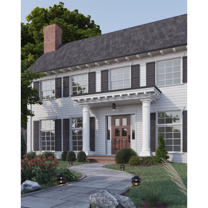 Cylinder Outdoor Ceiling Mount-Exterior-Progress Lighting-Lighting Design Store