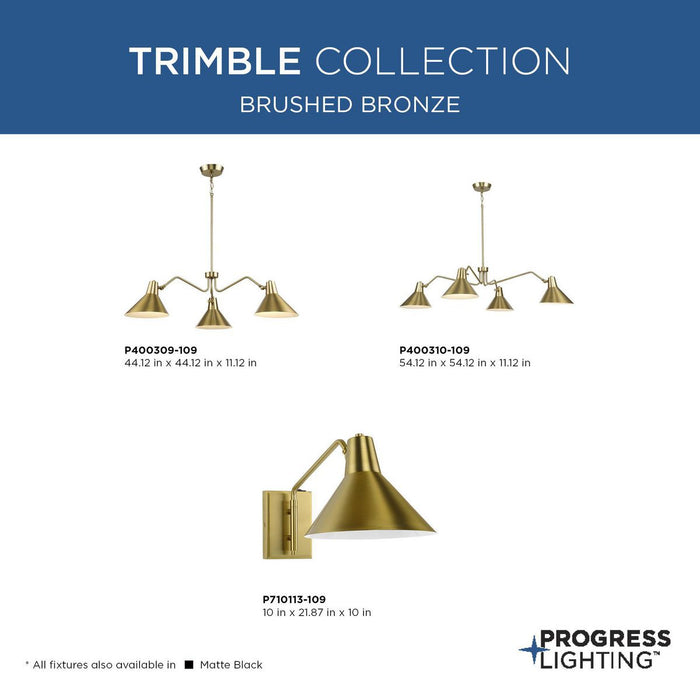 Trimble Wall Bracket-Lamps-Progress Lighting-Lighting Design Store