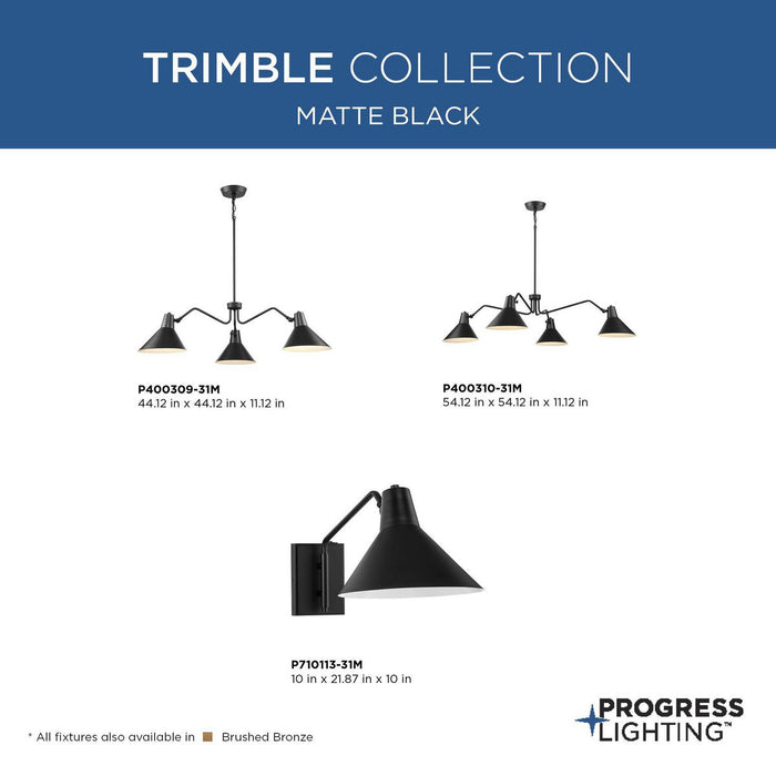 Trimble Wall Bracket-Lamps-Progress Lighting-Lighting Design Store
