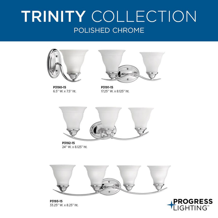 Trinity Bath Bracket-Bathroom Fixtures-Progress Lighting-Lighting Design Store