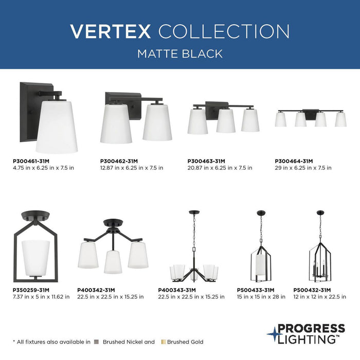 Vertex Foyer Pendant-Foyer/Hall Lanterns-Progress Lighting-Lighting Design Store