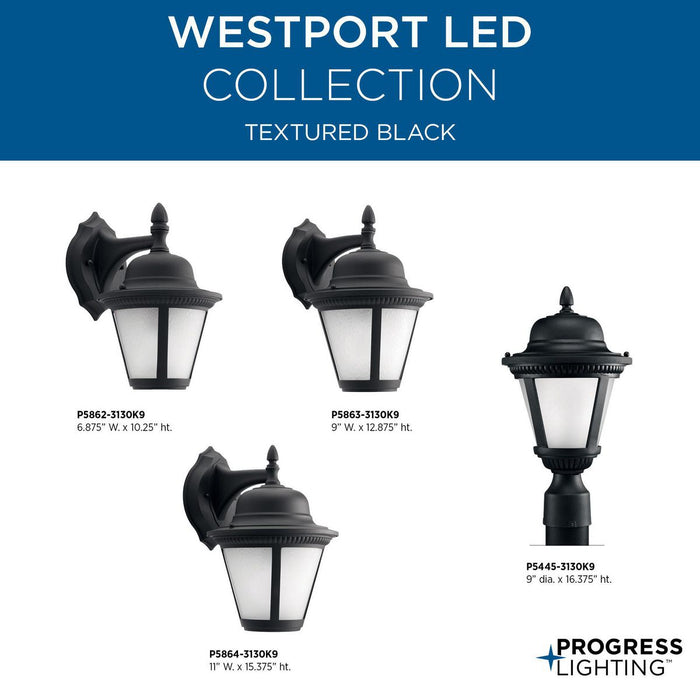 Westport LED Wall Lantern-Exterior-Progress Lighting-Lighting Design Store