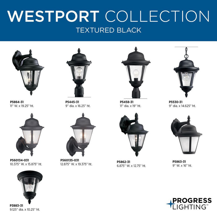 Westport Wall Lantern-Exterior-Progress Lighting-Lighting Design Store