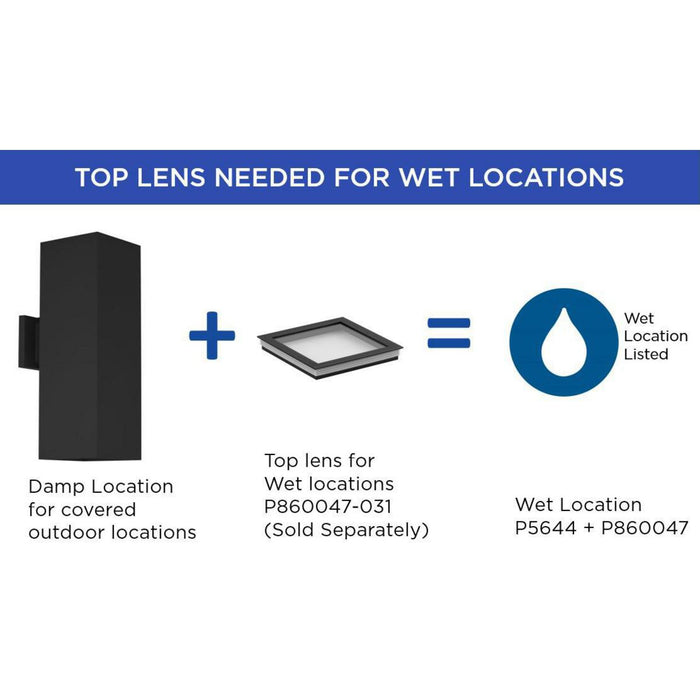 Two Light Wall Lantern-Exterior-Progress Lighting-Lighting Design Store