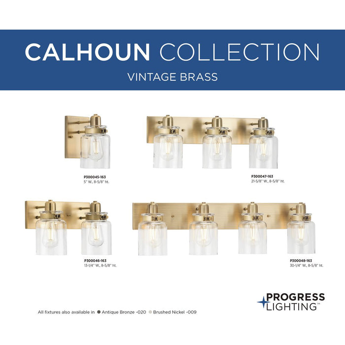 Calhoun Bath Bracket-Bathroom Fixtures-Progress Lighting-Lighting Design Store