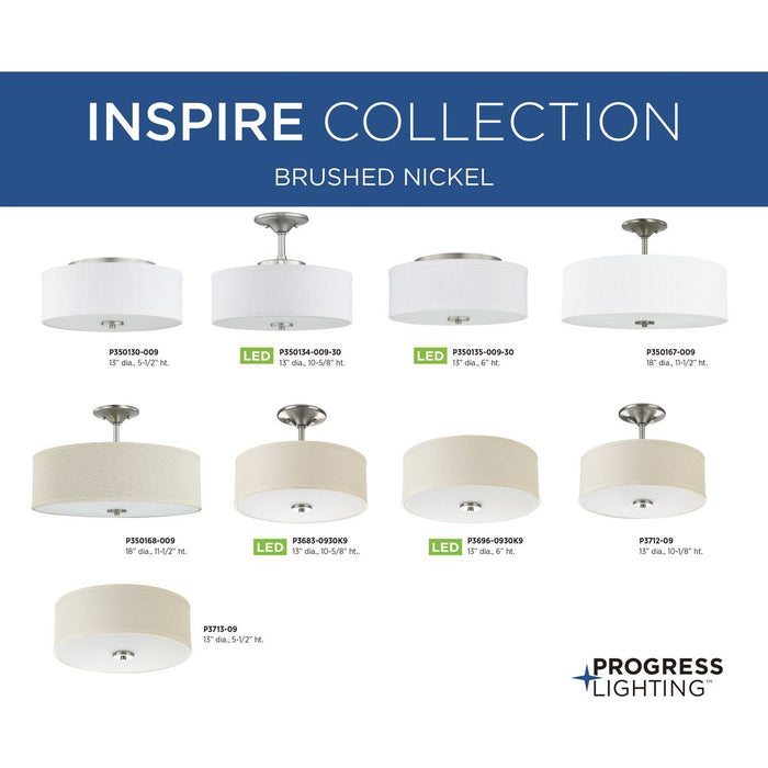 Inspire LED Flush Mount-Flush Mounts-Progress Lighting-Lighting Design Store