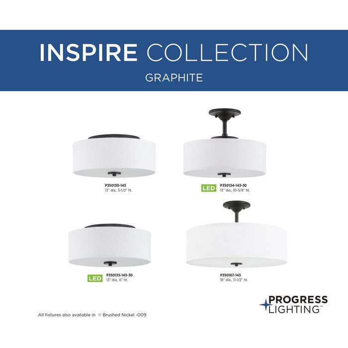 Inspire LED Semi-Flush-Semi-Flush Mts.-Progress Lighting-Lighting Design Store