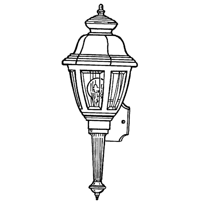 One Light Wall Lantern-Utility-Progress Lighting-Lighting Design Store