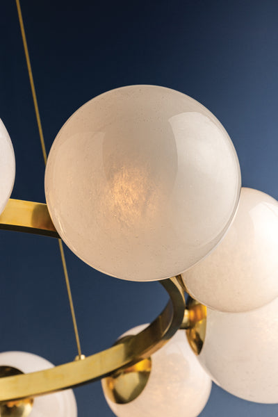 Pacama 13 Light Chandelier Aged Brass-Large Chandeliers-Hudson Valley-Lighting Design Store