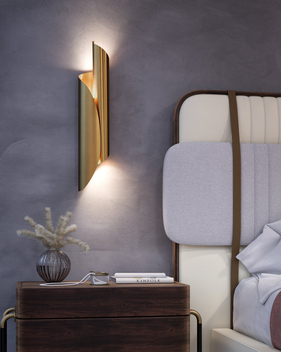 Parducci Two Light Bathroom Fixture Vintage Brass-Sconces-Alora-Lighting Design Store