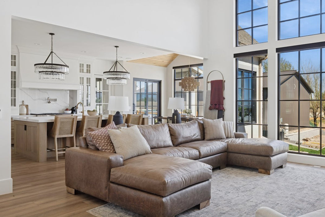 Emory Nine Light Chandelier Black Forged-Mid. Chandeliers-Crystorama-Lighting Design Store