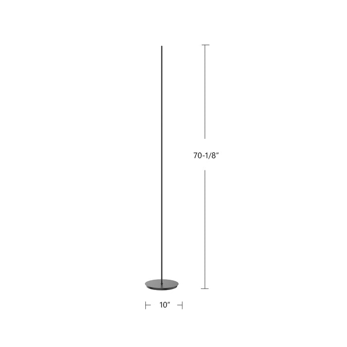 Reeds LED Floor Lamp White-Lamps-Kuzco Lighting-Lighting Design Store