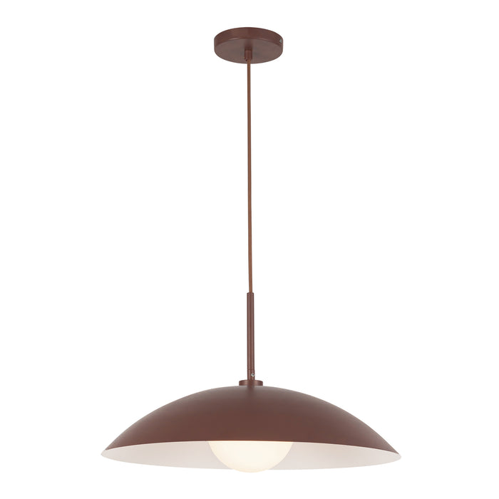 Regent One Light Pendant Burgundy-Pendants-Kuzco Lighting-Lighting Design Store
