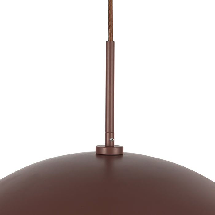 Regent One Light Pendant Burgundy-Pendants-Kuzco Lighting-Lighting Design Store