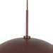 Regent One Light Pendant Burgundy-Pendants-Kuzco Lighting-Lighting Design Store