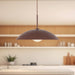 Regent One Light Pendant Burgundy-Pendants-Kuzco Lighting-Lighting Design Store
