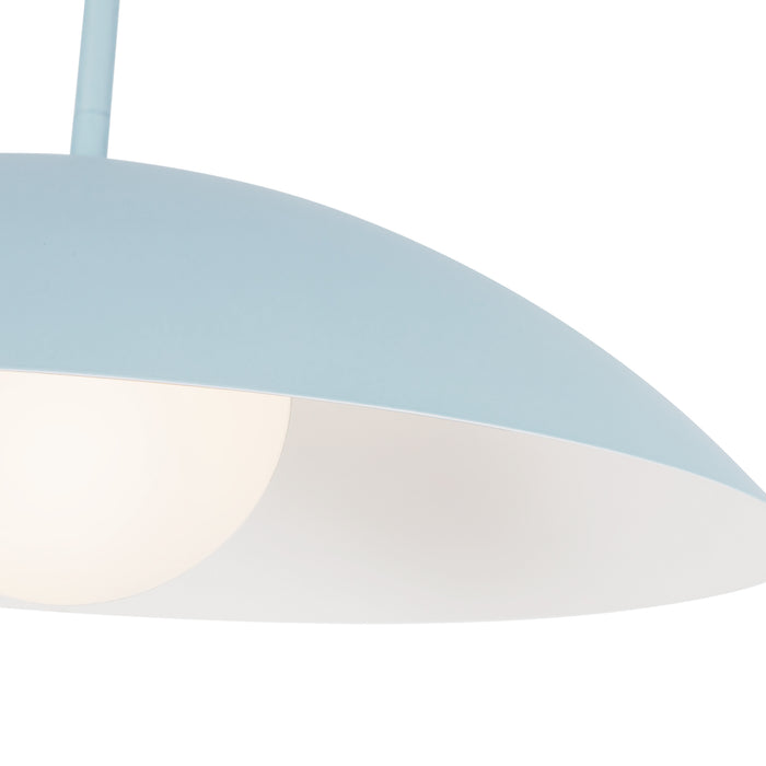 Regent One Light Pendant Cerulean-Pendants-Kuzco Lighting-Lighting Design Store