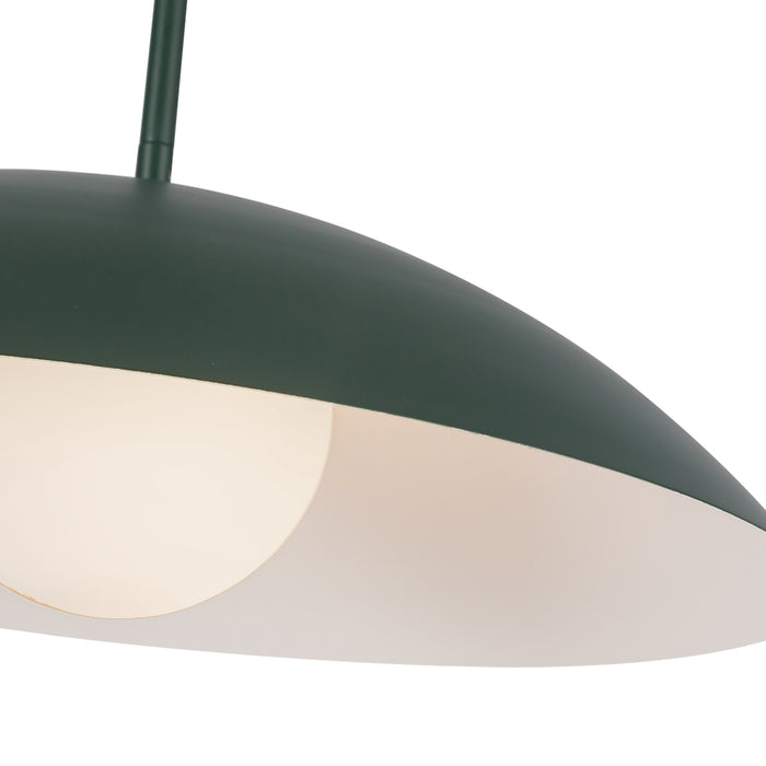 Regent One Light Pendant Pine Green-Pendants-Kuzco Lighting-Lighting Design Store