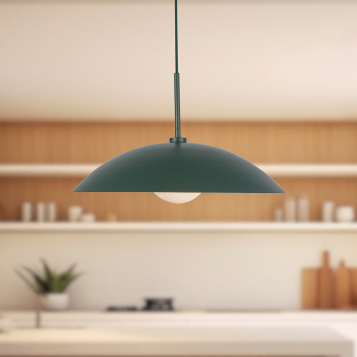 Regent One Light Pendant Pine Green-Pendants-Kuzco Lighting-Lighting Design Store