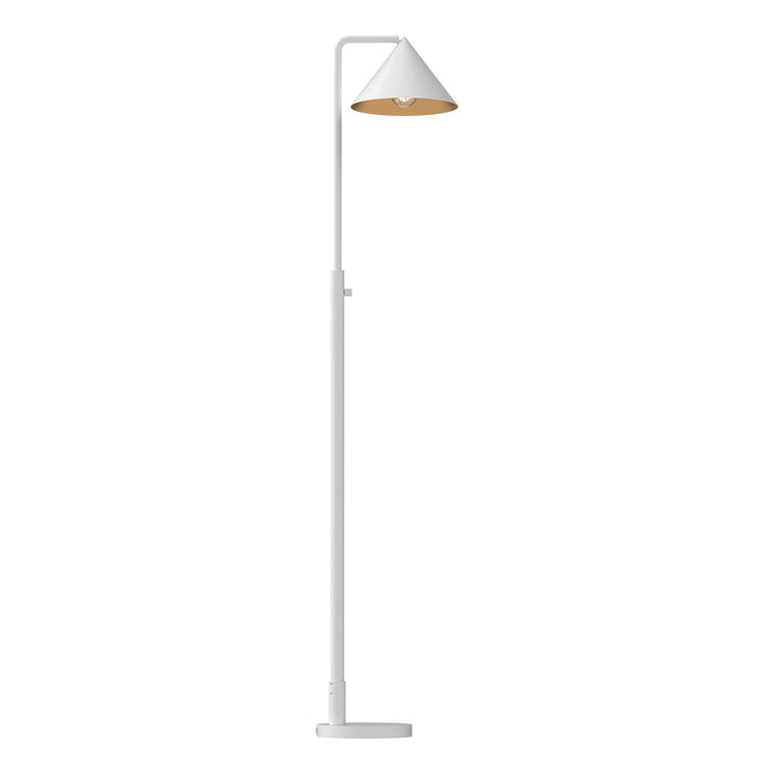 Remy One Light Floor Lamp White-Lamps-Alora-Lighting Design Store