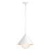 Remy One Light Pendant White/Opal Glass-Pendants-Alora-Lighting Design Store