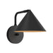 Remy One Light Wall Sconce Matte Black-Sconces-Alora-Lighting Design Store