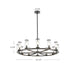 Revolve 12 Light Chandelier Clear Glass/Polished Nickel-Mid. Chandeliers-Alora-Lighting Design Store