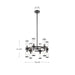 Revolve 12 Light Chandelier Clear Glass/Polished Nickel-Mini Chandeliers-Alora-Lighting Design Store